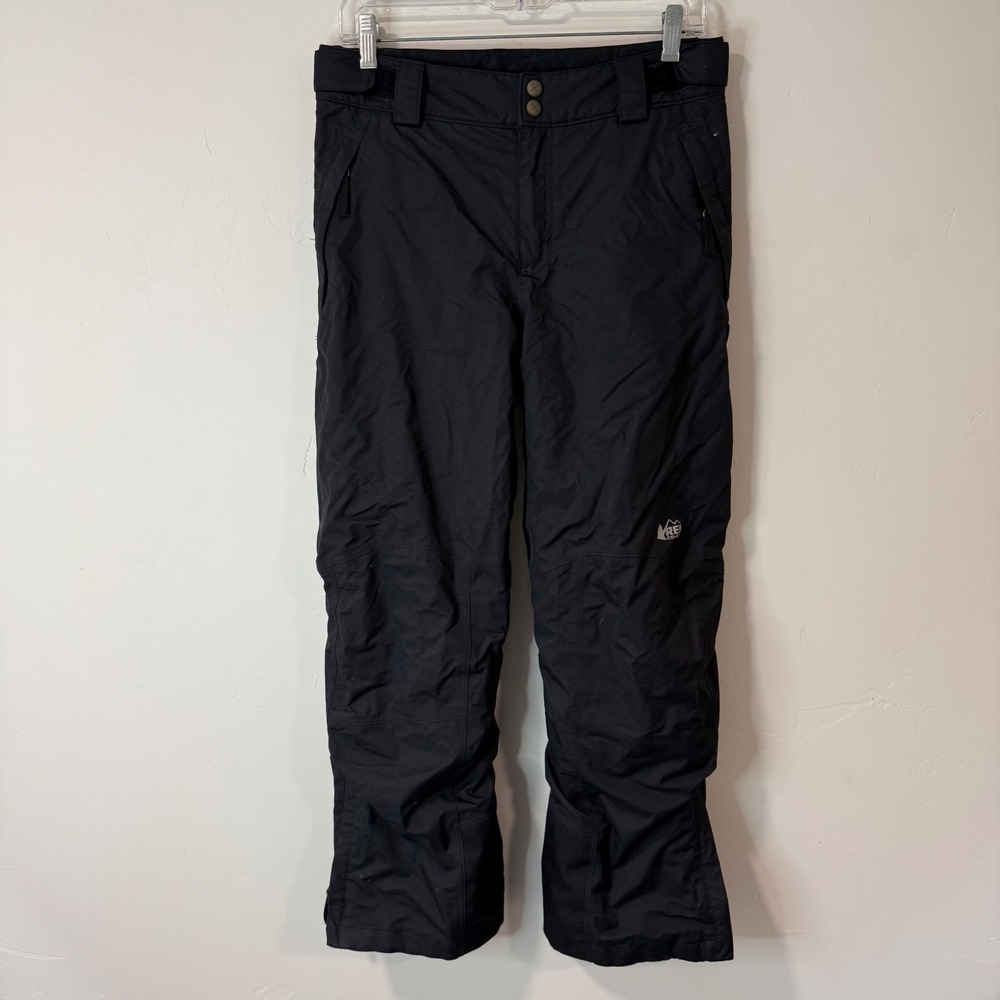 REI Co-op Kids Snow Pants L 14-16 Black Timber Mountain Insulated Ski 119834